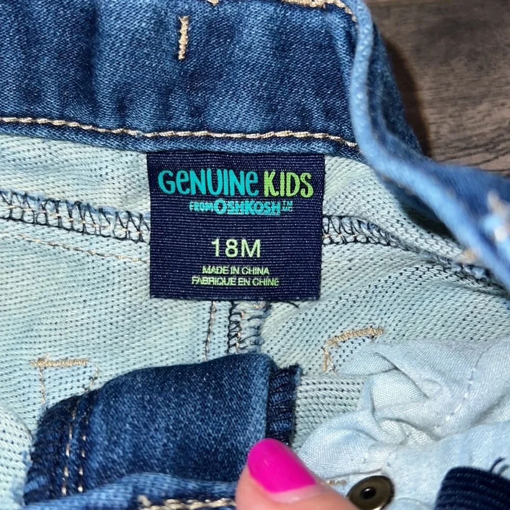 Oshkosh roll cuff jeans 18 months super soft